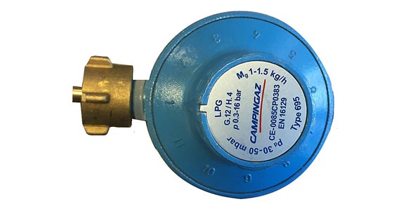Verstellbarer Regler 30 - 50 mbar