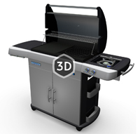 Barbecue à gaz 3 SERIES RBS LS de CAMPINGAZ  Zendart Design 