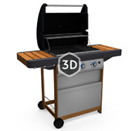 barbecue 3 series woody l