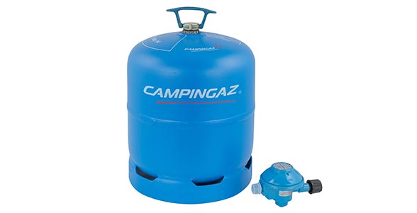 R907 Leere Gasflasche