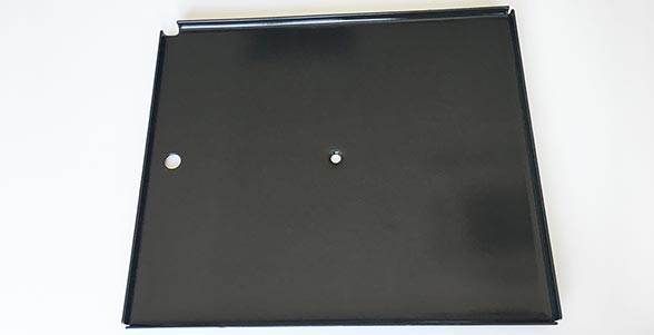 EMAILLIERTE DICKE STAHLGRILLPLATTE 4ER SERIES