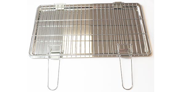 Fettauffangschale mit Grillrost 200SGR