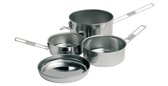 Trekking Kit 5 Pieces Stainless Steel