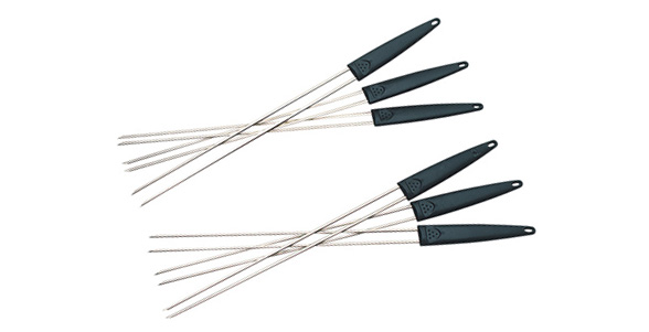 Double Skewers With plastic Handles