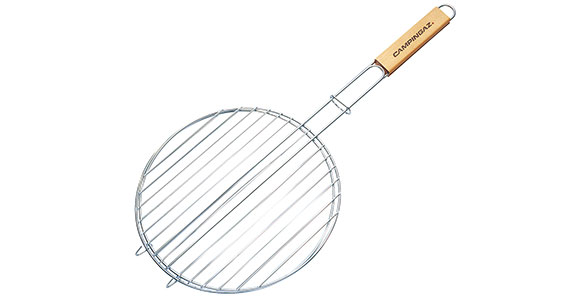 Round double grid basket