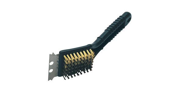 Handy plastic BBQ brush